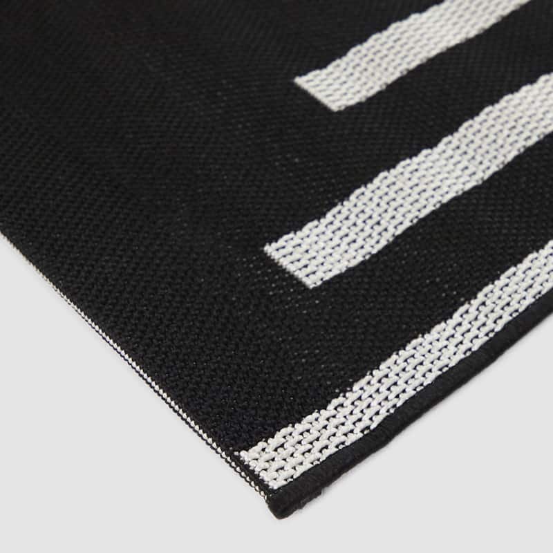 Maximilian Modern Striped Indoor/Outdoor Area Rug