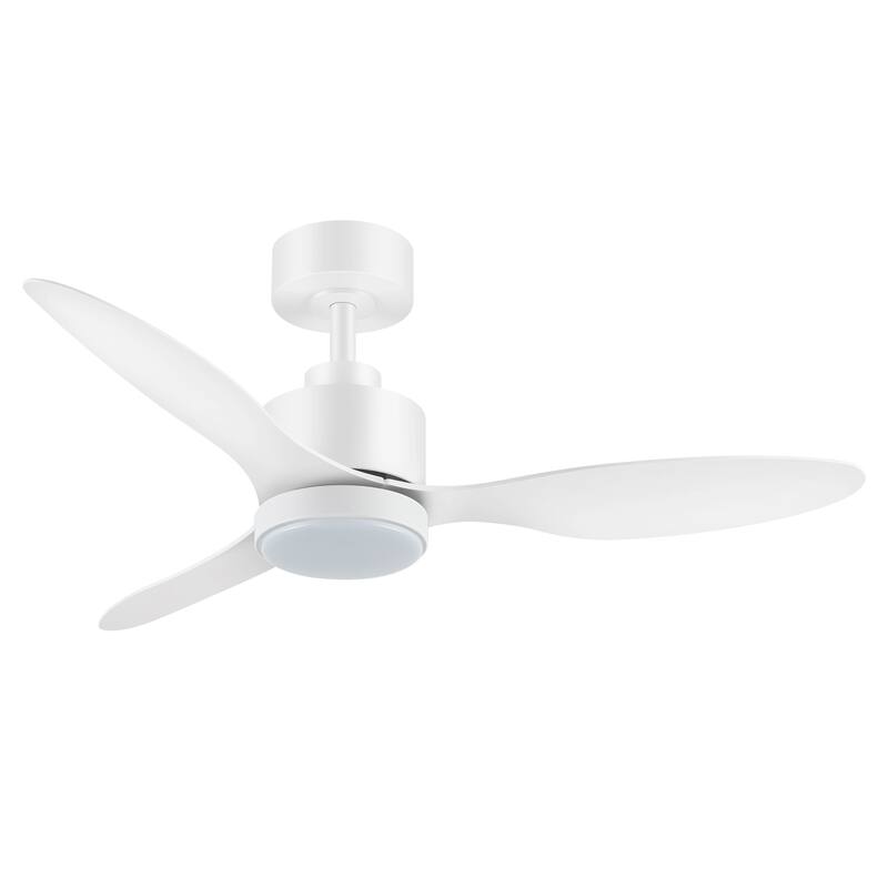 52"/42" Black/Gold LED Ceiling Fan with Lights Remote(3-Blade)