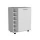 preview thumbnail 9 of 8, Wick Bar Cart with Integrated Wine Storage