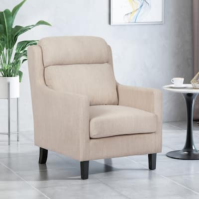 Bucklin Contemporary Pillow Tufted Fabric Club Chair by Christopher Knight Home