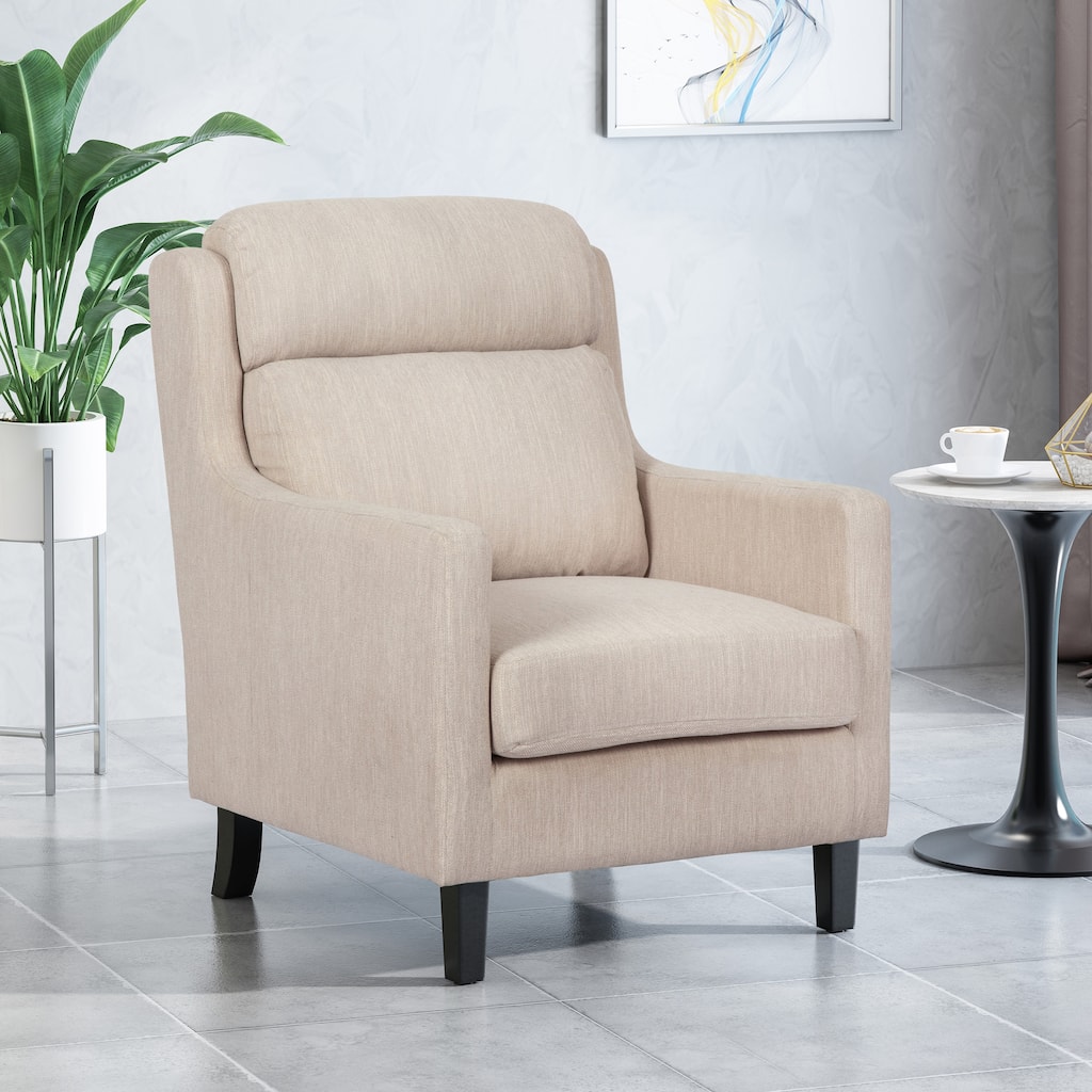Bucklin Contemporary Pillow Tufted Fabric Club Chair by Christopher Knight Home