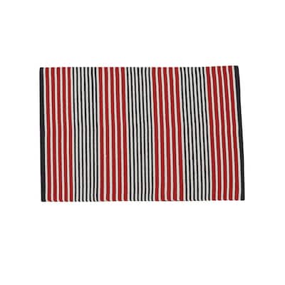 Split P Hudson Stripe Indoor Rug 4' x 6' - 4' x 6'
