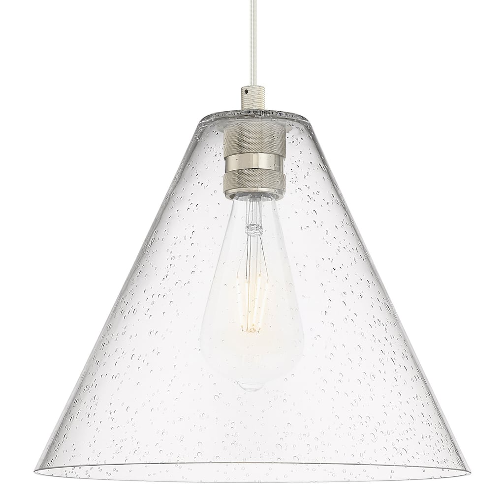 Innovations Lighting 434-1P-GBC-124 Crown Point 12" Wide Cord Hung