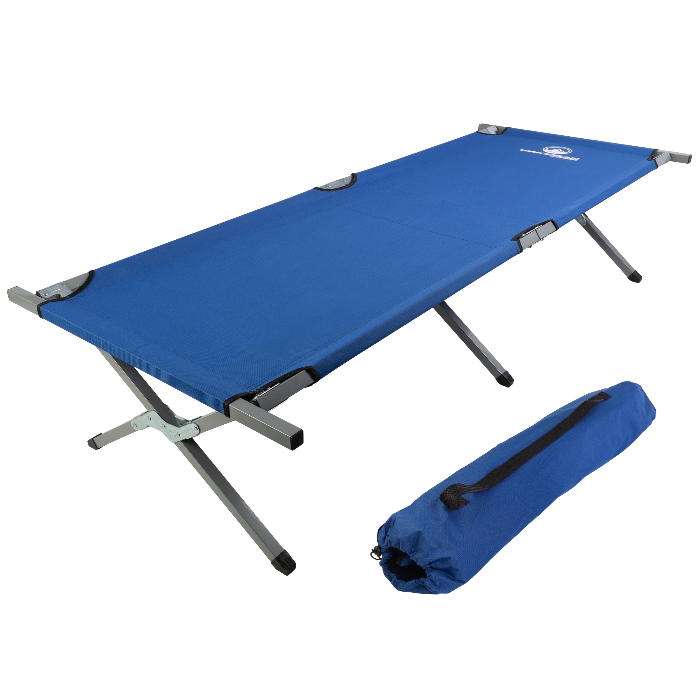 Camping Cot - Portable Folding Camp Bed with Carry Bag - 600D