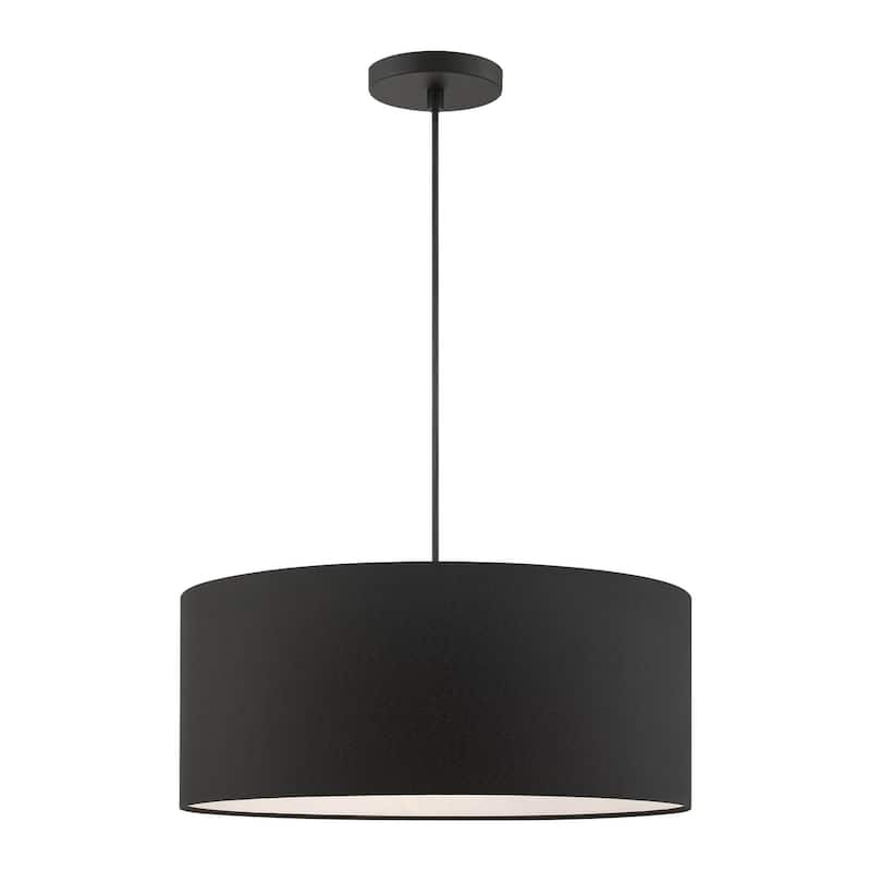 Livex Lighting Bainbridge 3 Light 18" Wide Drum Chandelier