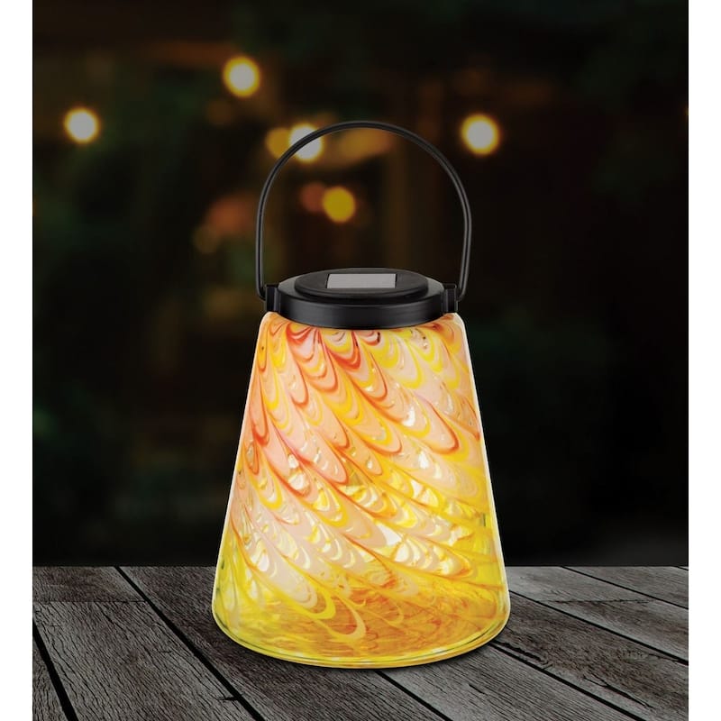 Murano Solar Lantern - Amber