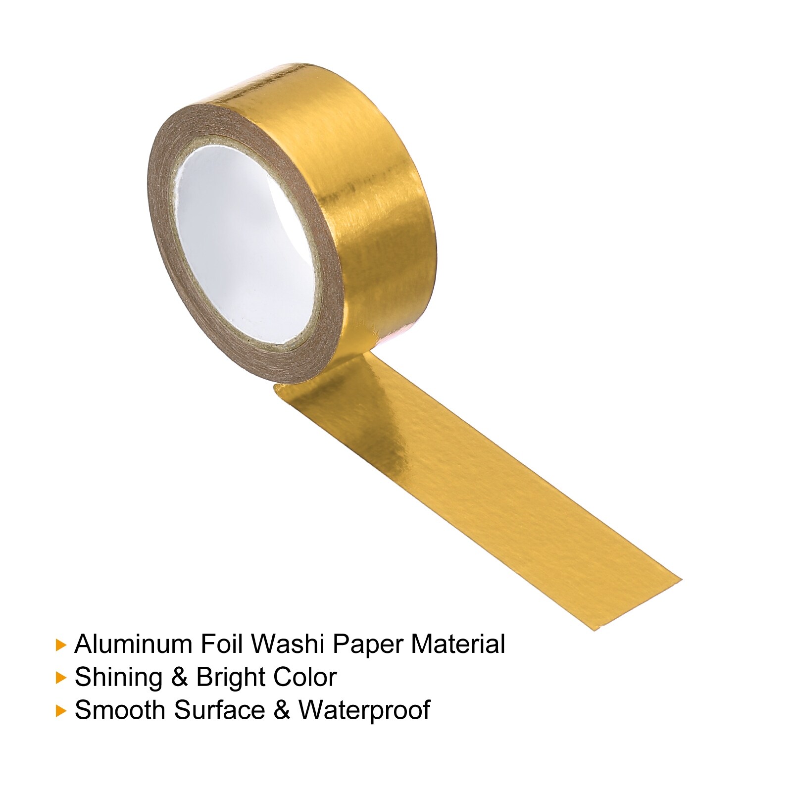 15mmx5m Metallic Washi Tape Masking Foil Adhesive Craft Decoration