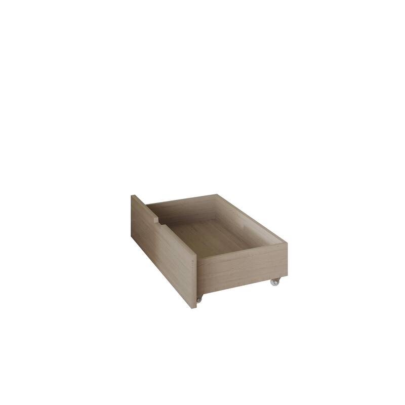 CraftPorch Mid-Century Wooden Canopy Bed