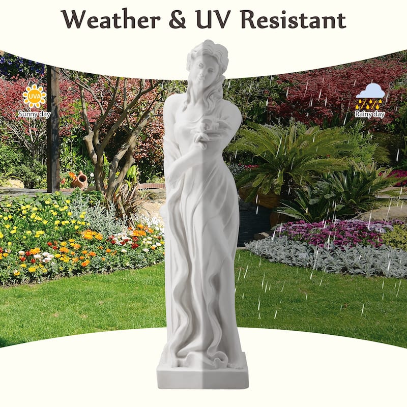 Outdoor Religious Sculpture, Garden Decor, Waterproof Sculpture, Suitable for Courtyard, Front porch, Patio
