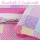 preview thumbnail 2 of 6, Cozy Line Pink Owl Cotton Quilt Bedding Set