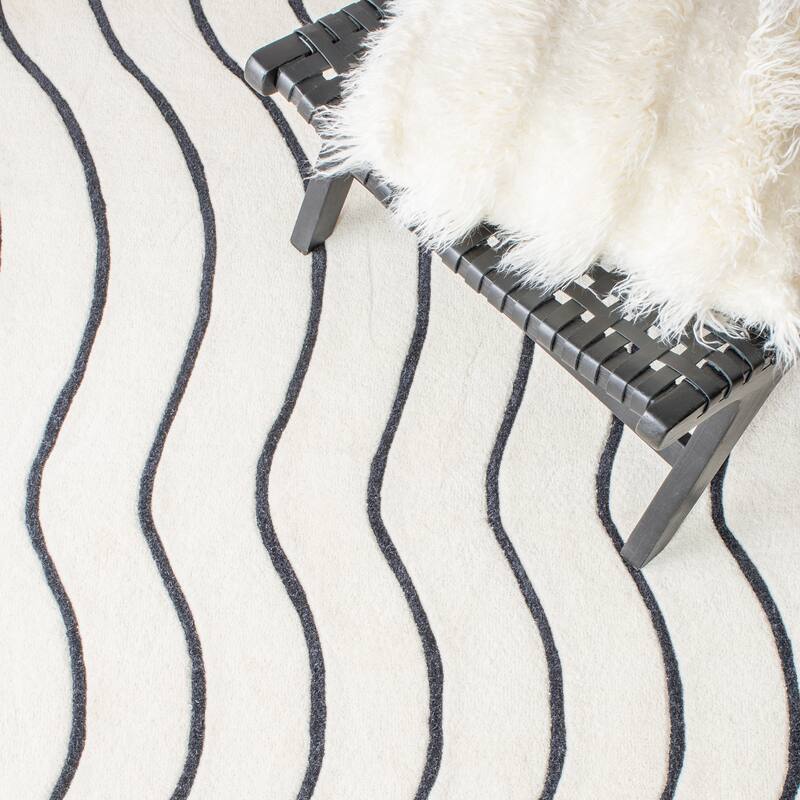 SAFAVIEH Handmade Fifth Avenue Adrian Mid-Century Modern Wool Rug