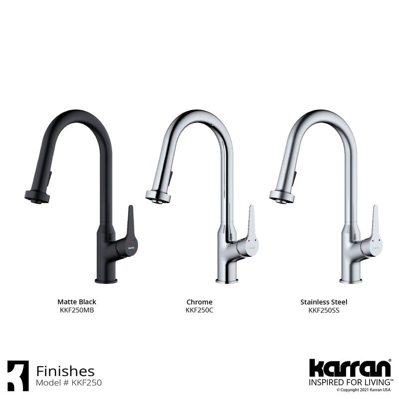 Karran Scottsdale Single-Handle Pull-Down Sprayer Kitchen Faucet