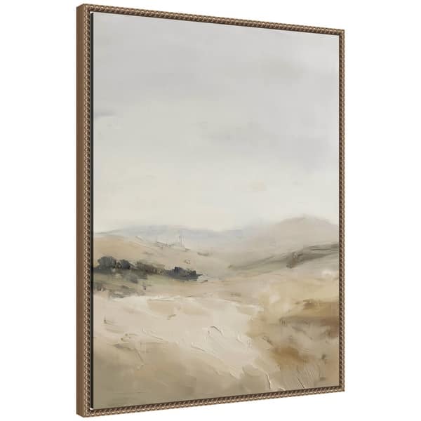 Kate and Laurel Fading Fields II by Amy Lighthall Framed Canvas Wall ...