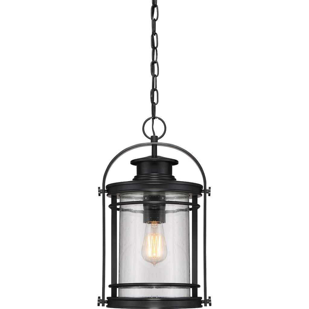 Booker 1-Light Mini Pendant in Mystic Black