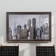 preview thumbnail 9 of 15, Grey Metal Contemporary Framed Wall Art Architecture 40 x 59 x 2