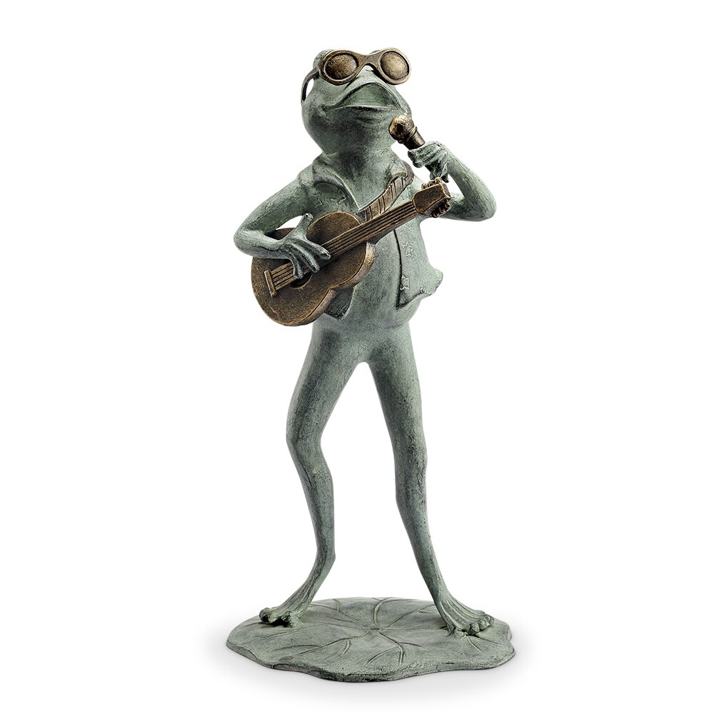 Rock Star Frog Garden Sculpture Overstock 33022984