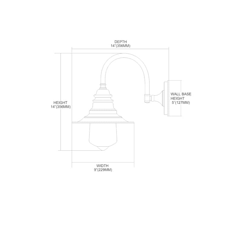 Elk Home Insulator Glass Zinc With Clear Glass 1 Light Sconce