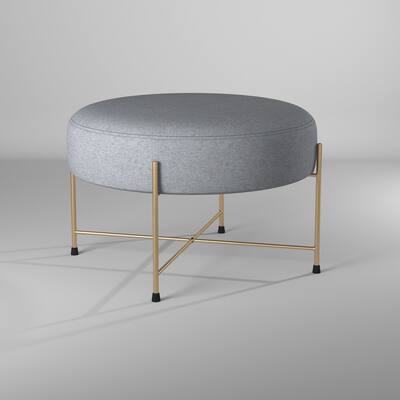 Silver Orchid Calvert Ottoman Cofee Table