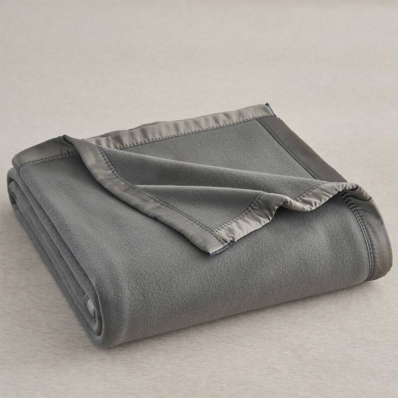 Microfleece Blanket with Satin Binding T/Q/K Size