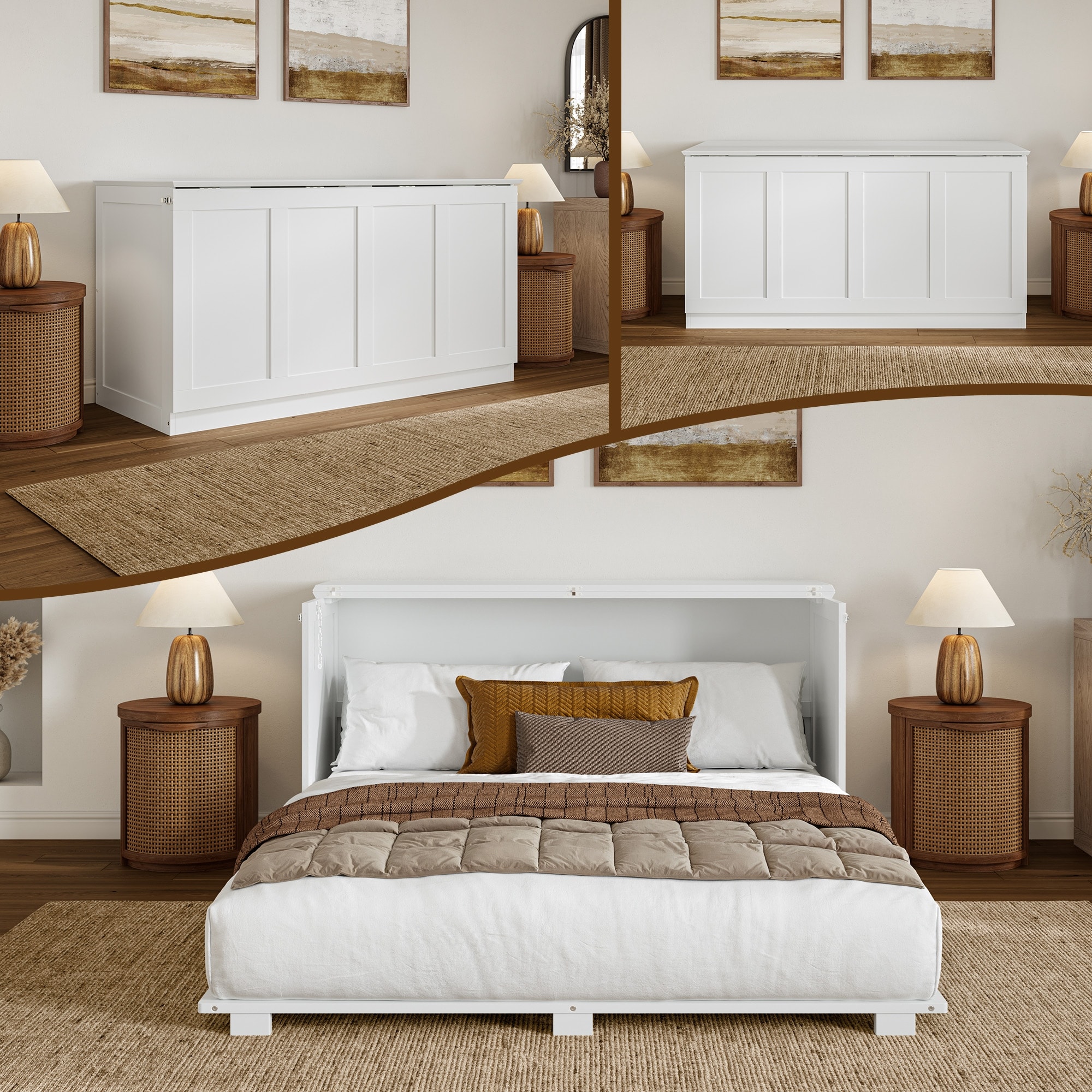 Westfield Murphy Bed Chest with 6" Mattress
