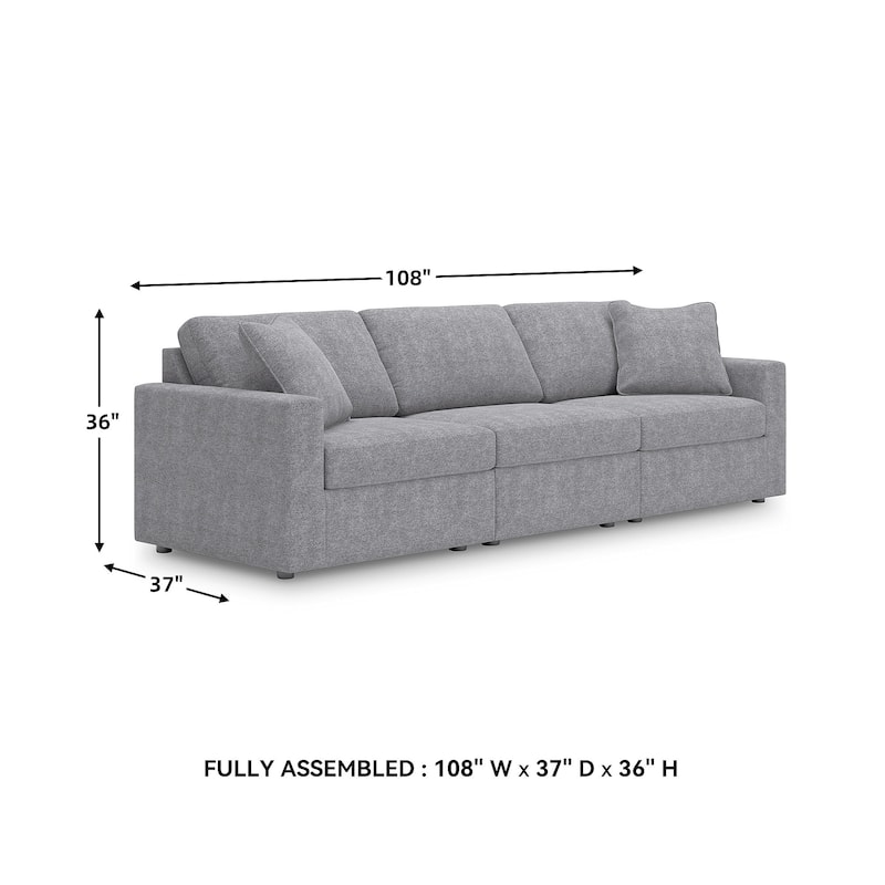 Signature Design by Ashley Modmax 3-Piece Sofa - 108" W x 37" D x 36" H