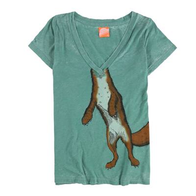 Local Celebrity Womens Animal Graphic T-Shirt,, Green, Small