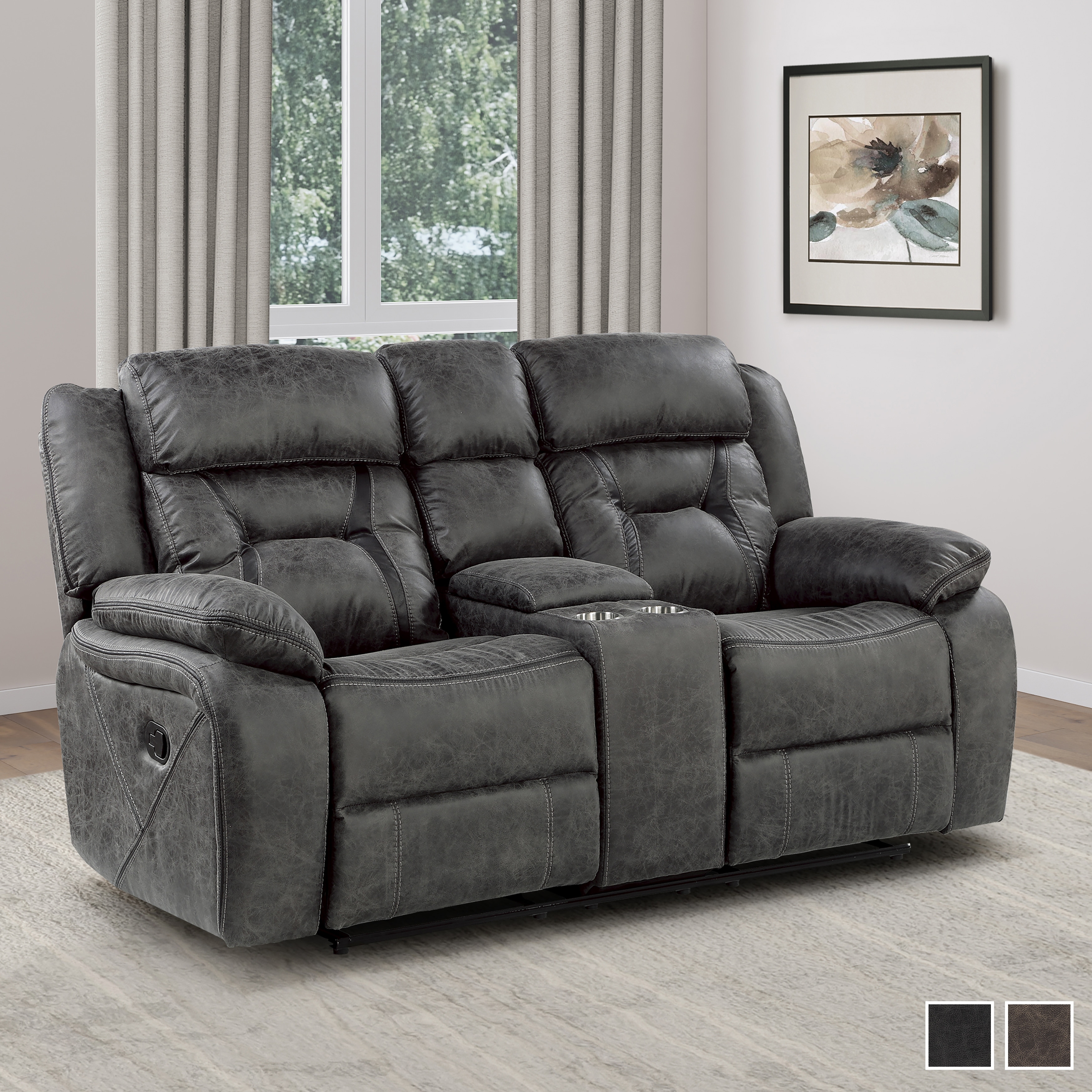 Avondale Double Reclining Love Seat with Center Console On Sale