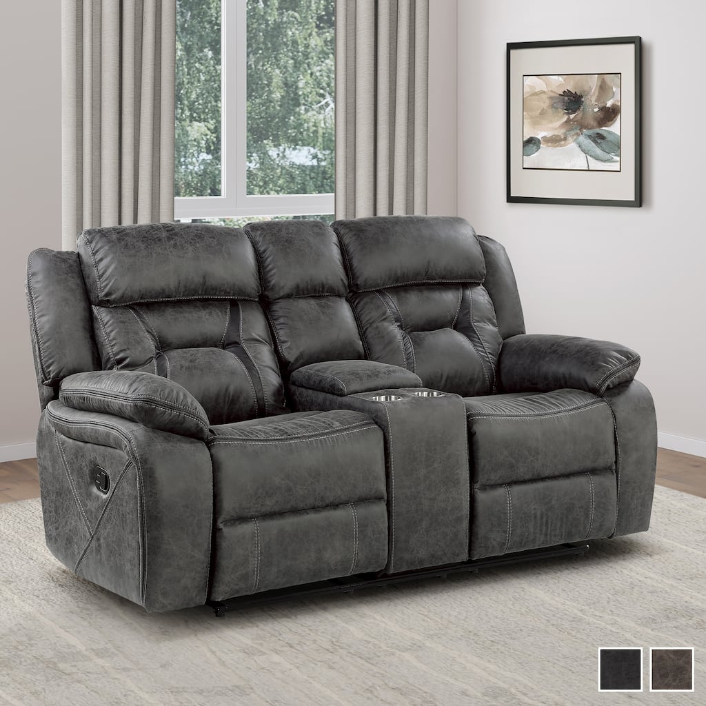 Avondale Double Reclining Love Seat with Center Console