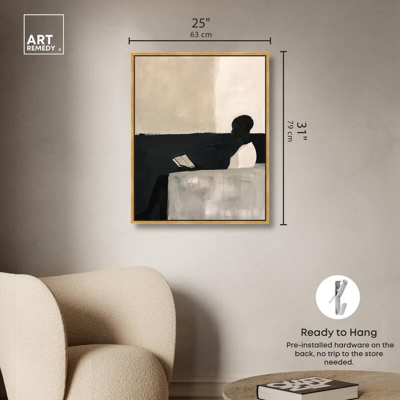Void Reader III Canvas by Art Remedy