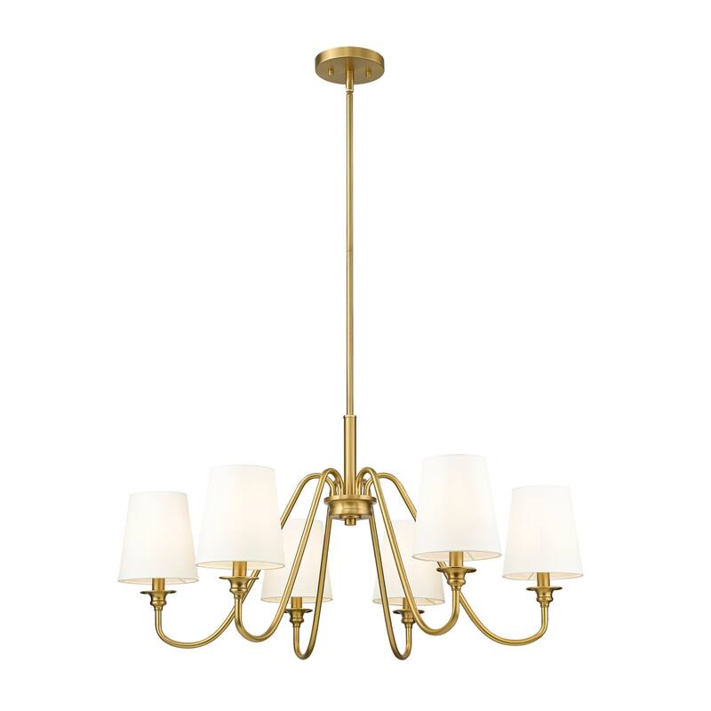 Z-Lite 7509-6-32 Gianna 6 Light 32" Wide Chandelier