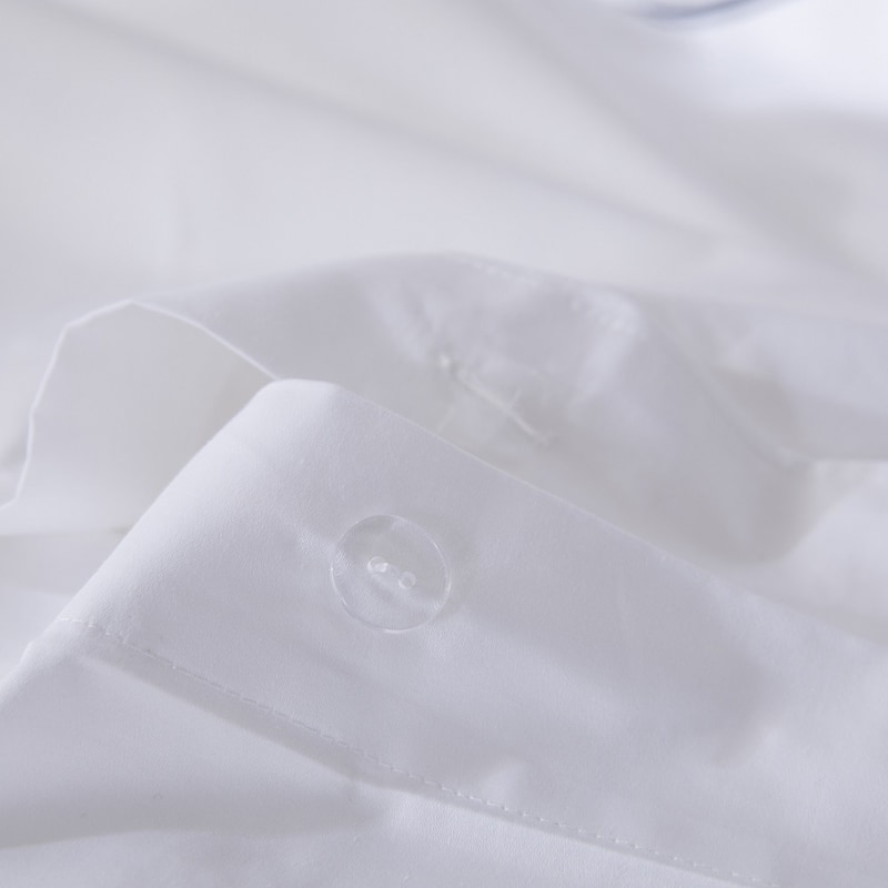 Wholelinens Cotton Sateen 500 TC Hotel Satin Stitch Duvet Cover Set