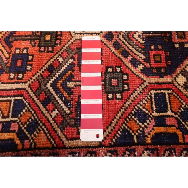 ECARPETGALLERY Hand-knotted Kayseri Vintage Red Wool Rug - 6'11 x 10'4