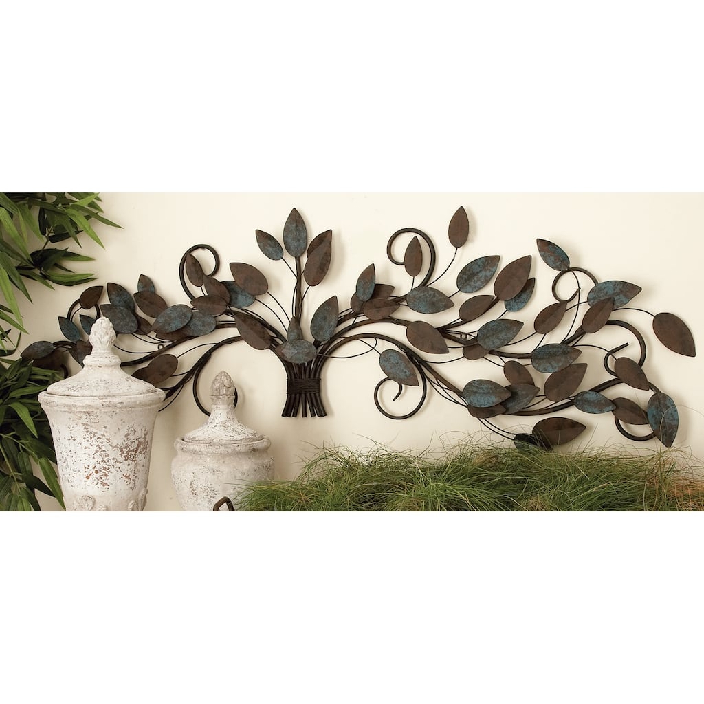 Blue Iron Traditional Wall Decor Floral and botanical