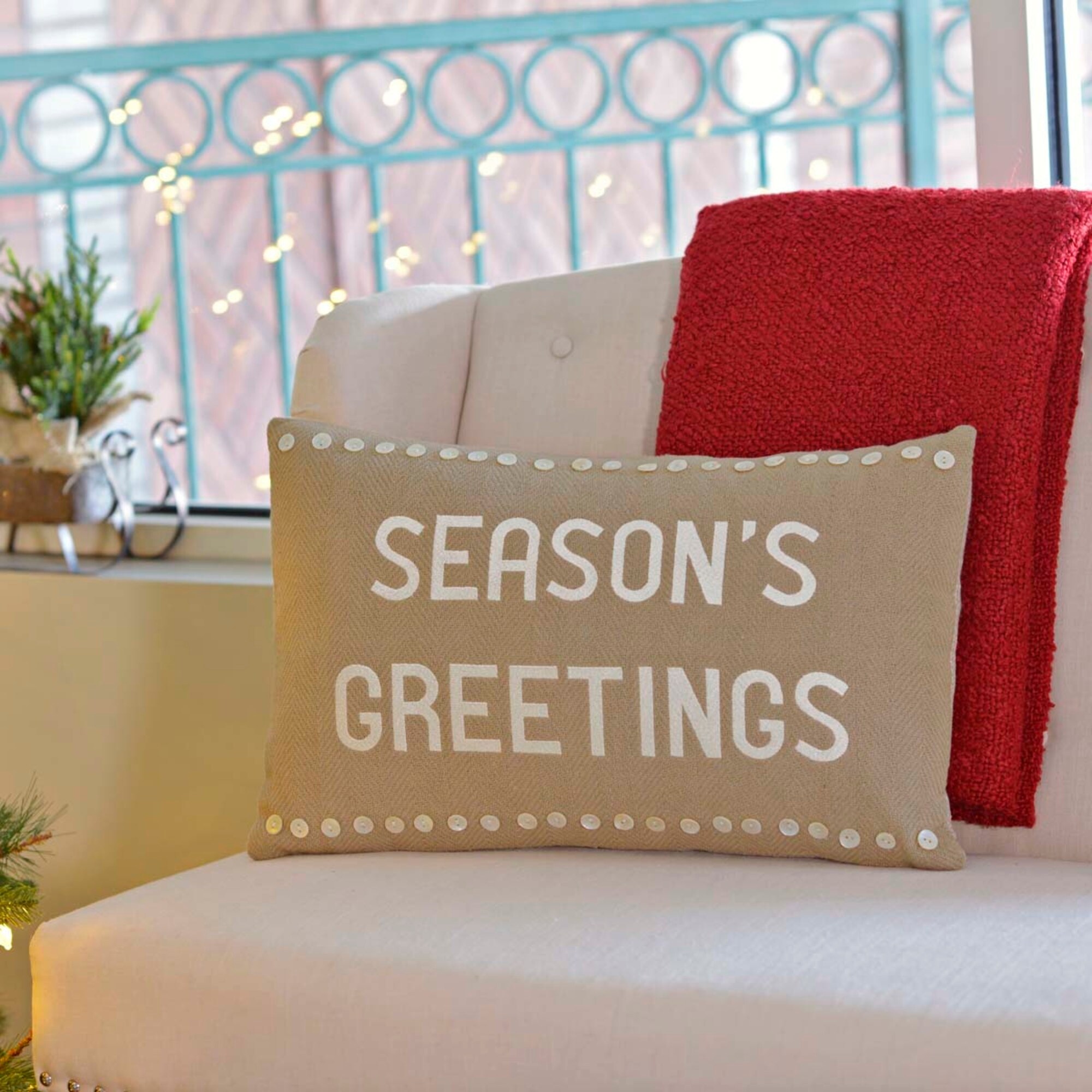 Nautical Coastal Christmas Throw Pillows Bed Bath Beyond