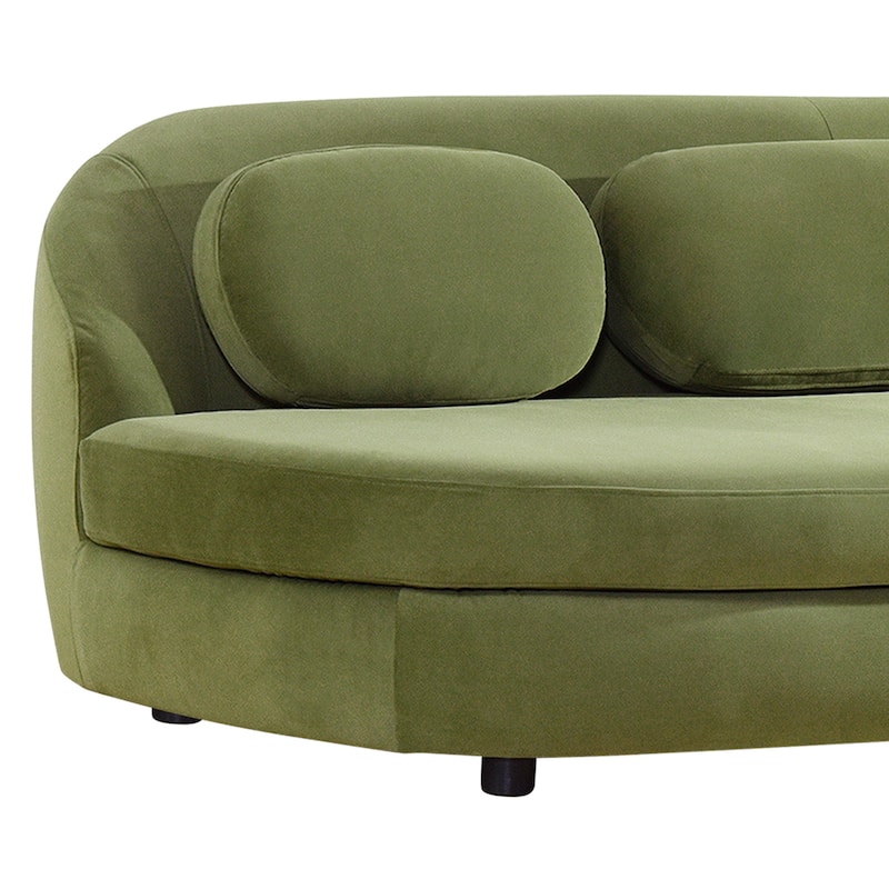StyleCraft Sorrento 3-Seater Sofa - Olive Green