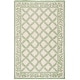 preview thumbnail 99 of 105, SAFAVIEH Handmade Chelsea Kimber Trellis French Country Wool Rug 3'9" x 5'9" - Ivory/Light Green - Rectangle