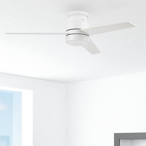 Aurora 52-inch Indoor Smart Ceiling Fan with Wall Control, Light Kit Included, Works with Alexa/Google Home/Siri