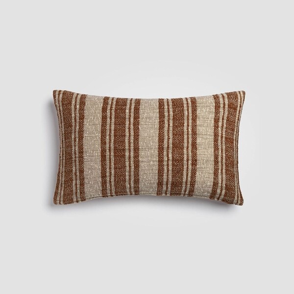 Desert Rust Stripe Pillow
