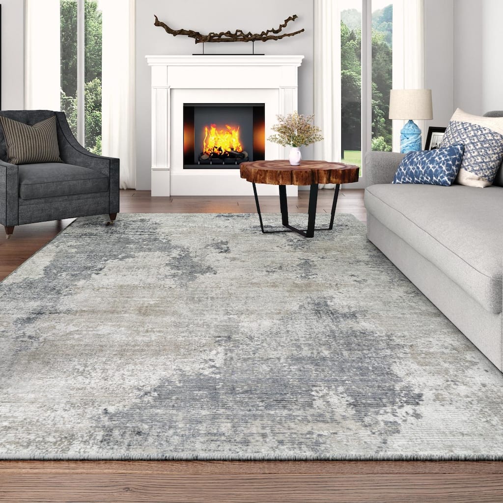 Gabriel Reverie Ivory- Grey Area Rug