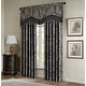 preview thumbnail 23 of 35, Madison Park Aubrey Jacquard Window Rod Pocket Valance with Beads - 50 x 18"