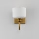 preview thumbnail 4 of 8, Maxim 21491WT Bisque 10" Tall 1 Light Wall Sconce