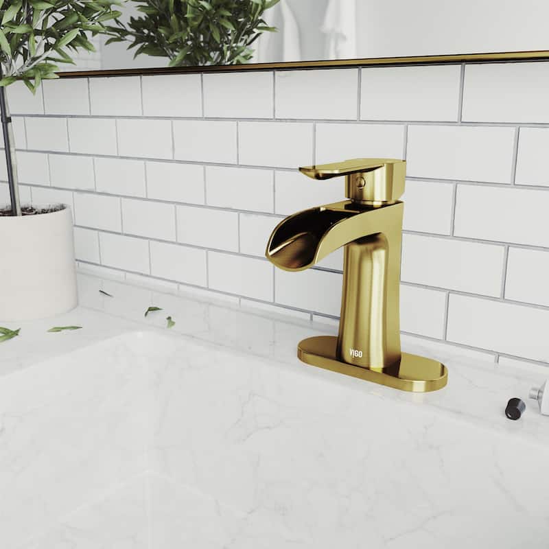 VIGO Paloma 7" H Single Handle Single Hole Bathroom Faucet