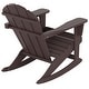 preview thumbnail 64 of 98, Polytrends Laguna Adirondack Eco-Friendly Poly All-weather Outdoor Rocking Chair