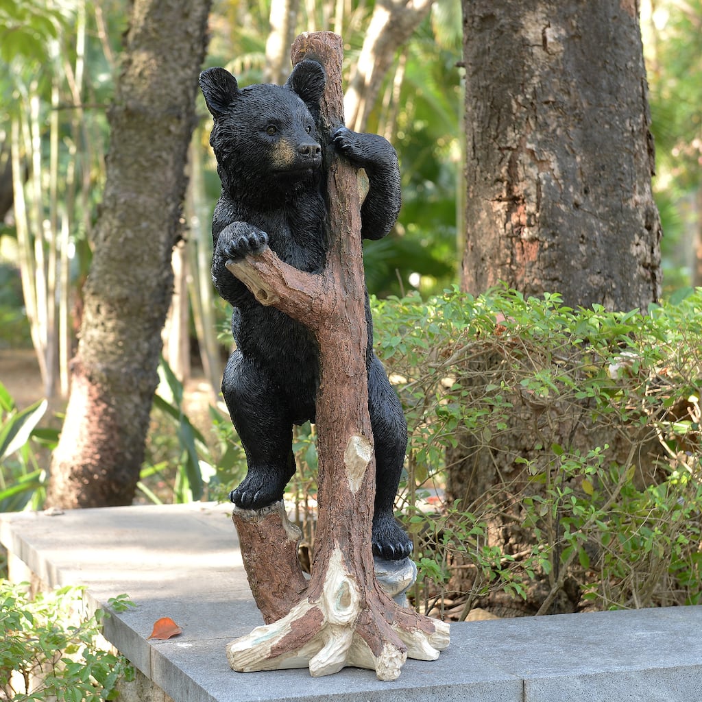 Hi-Line Two Black Bears Statue - Overstock - 44125867