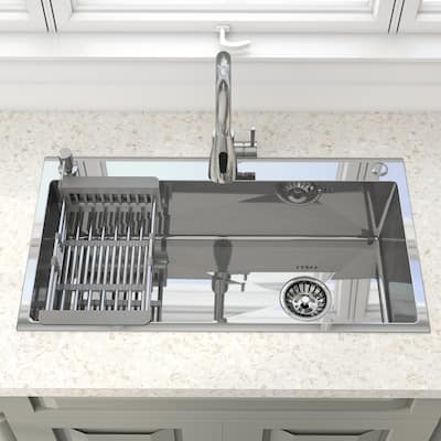 Drop in Stainless Steel Bar Single Bowl with Accessories