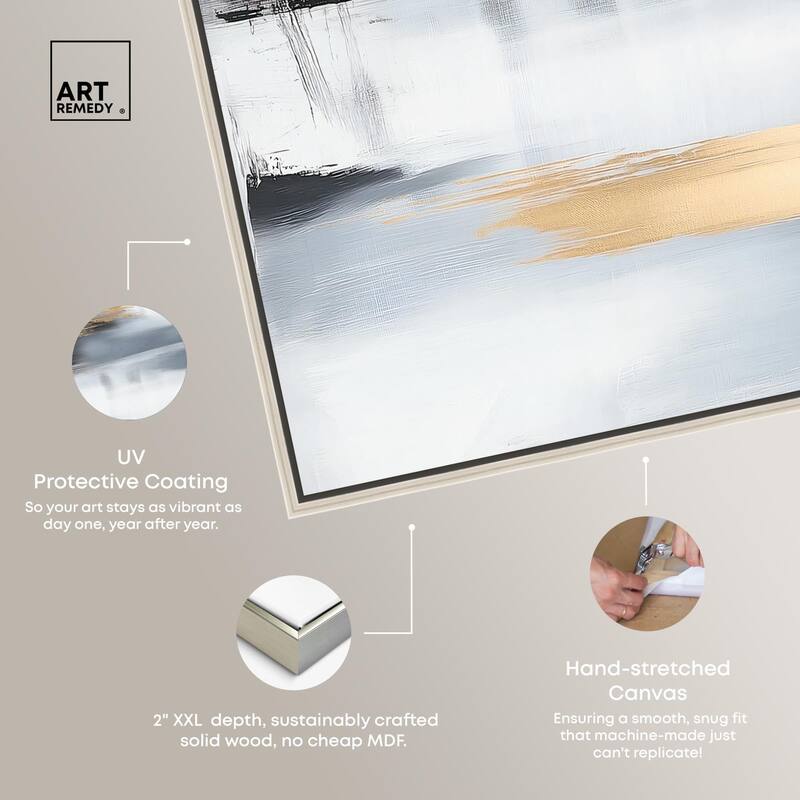 Visual Gold Vortex II Canvas by Art Remedy
