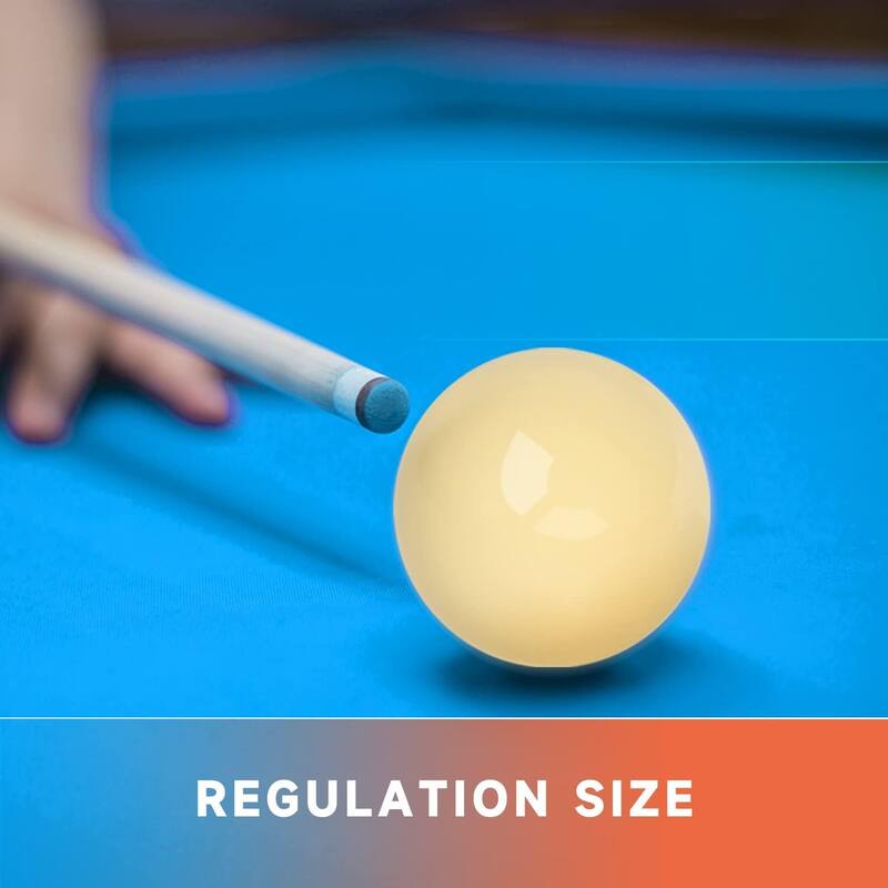 GSE™ 2-1/4" Regulation Size Pool Cue Ball. Replacement Billiard Cue Ball for Billiard Pool Tables