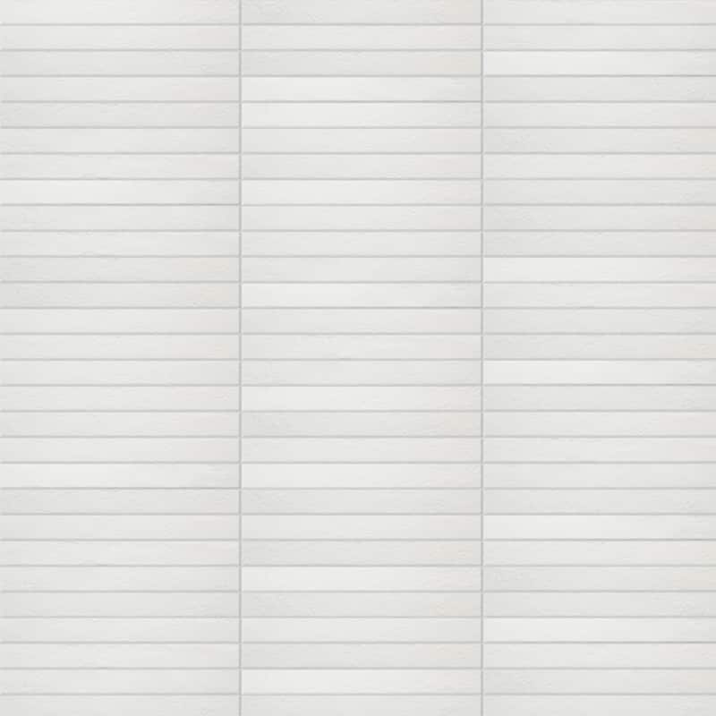 Merola Tile Sedona White 1-7/8" x 17-3/4" Porcelain Floor and Wall Tile