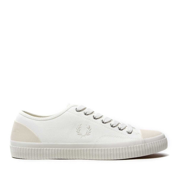 fred perry black canvas shoes