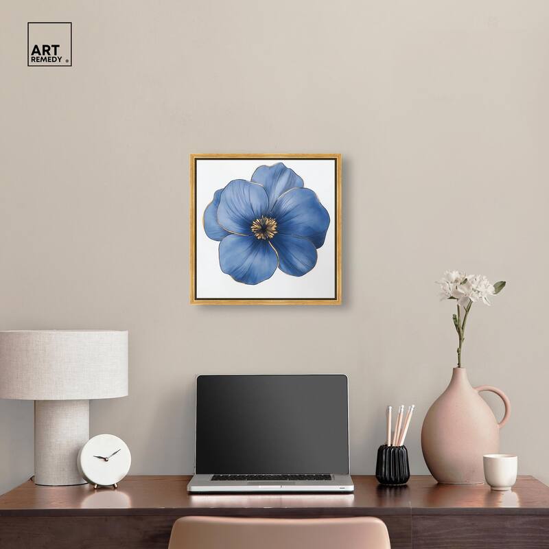 Blue Brilliance II Canvas by Art Remedy